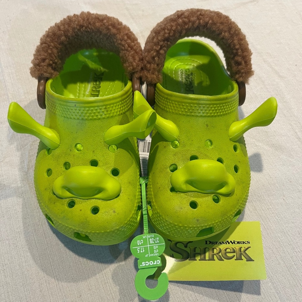 Crocs x Dreamworks Shrek Toddler Clogs C10-NWT